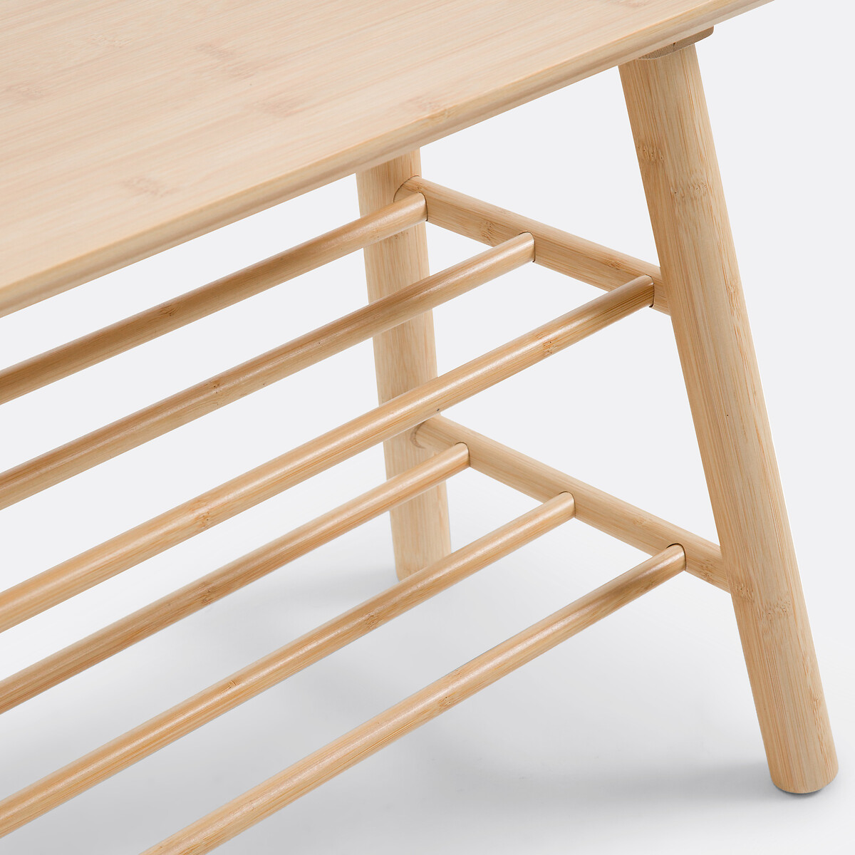 Banc d'entrée avec rangement chaussures, Ivo naturel, SO'HOME