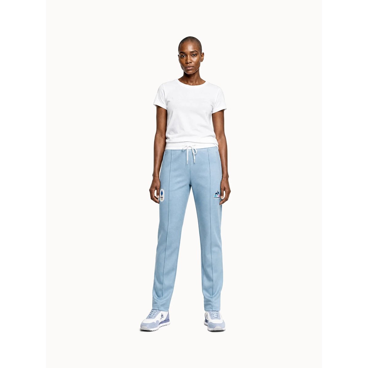 Pantalon droit Équipe de France Olympique 2026 Jeux Olympiques EQUIPE DE FRANCE ashley blue, LE COQ SPORTIF