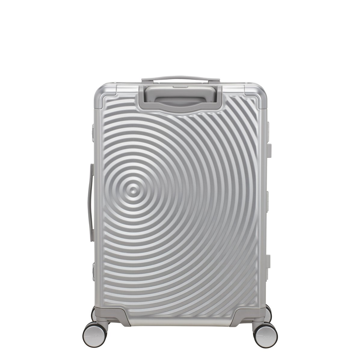 Soundbox alu valise 4 roues taille M silver, AMERICAN TOURISTER