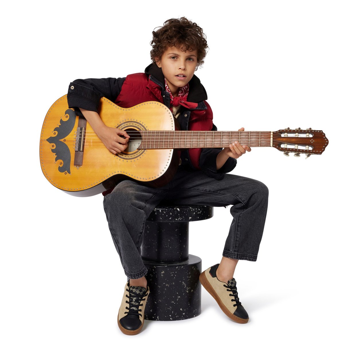 Veste en jean stone, HUGO KIDSWEAR