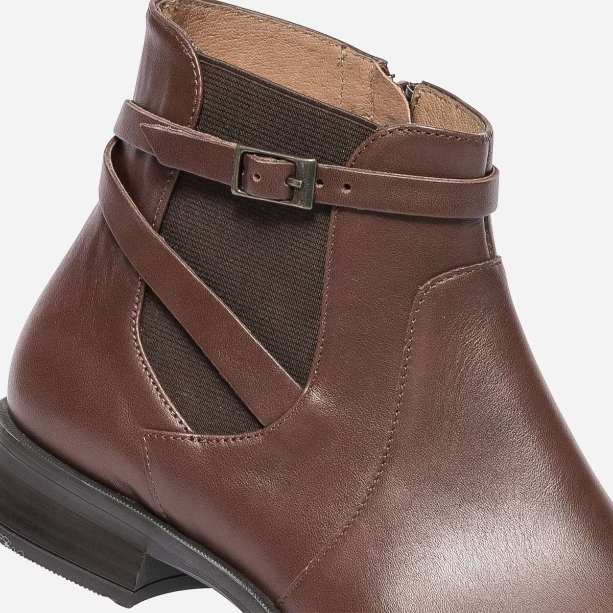 Boots en cuir BIBLA marron, ERAM