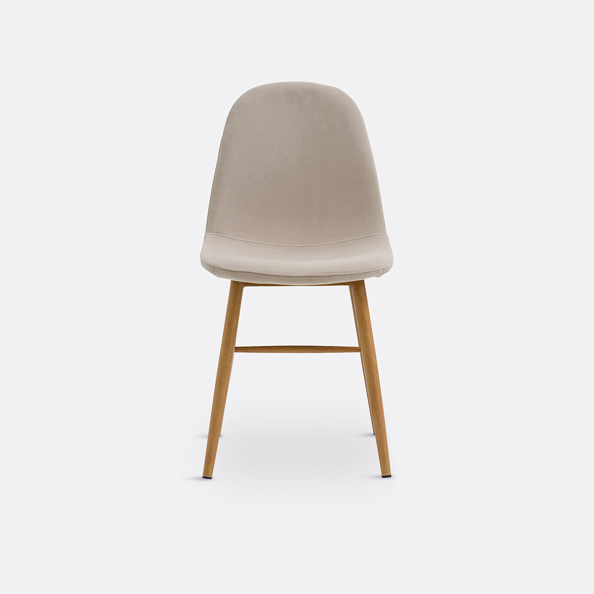 Chaise velours, Polina ecru, LA REDOUTE INTERIEURS