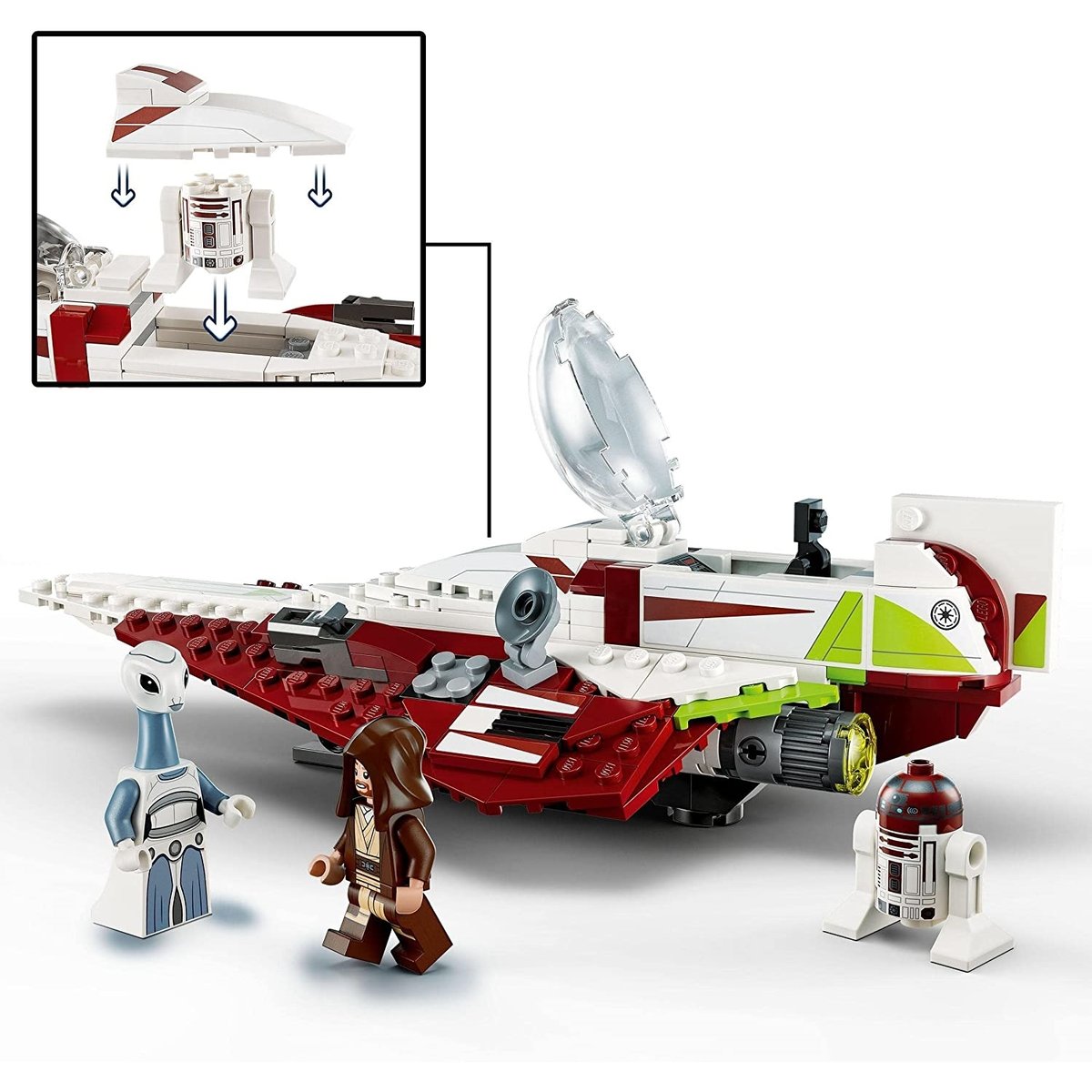 Star Wars Le chasseur Jedi d'Obi-Wan Kenobi multicolore, LEGO