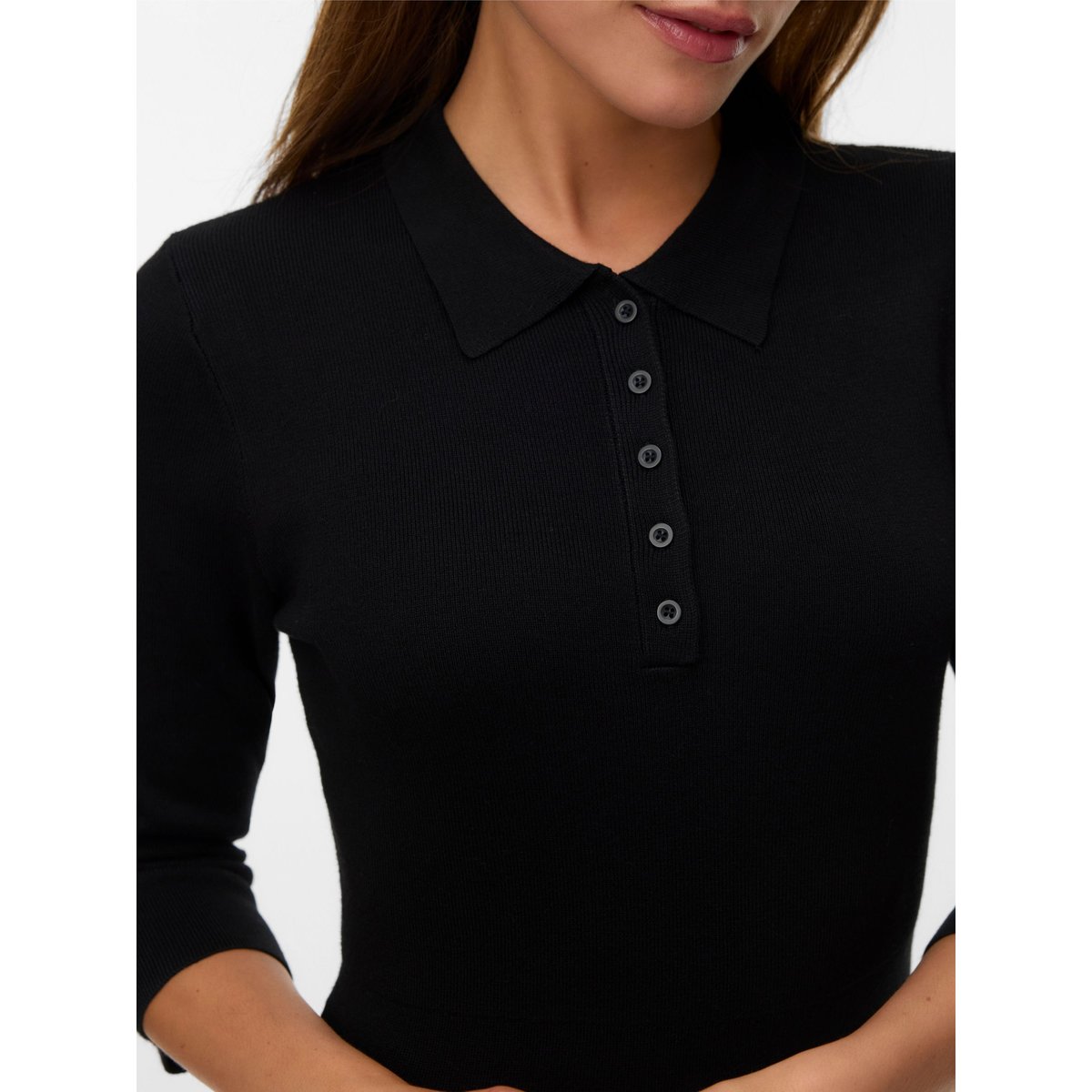 Robe En Maille noire - black, VERO MODA