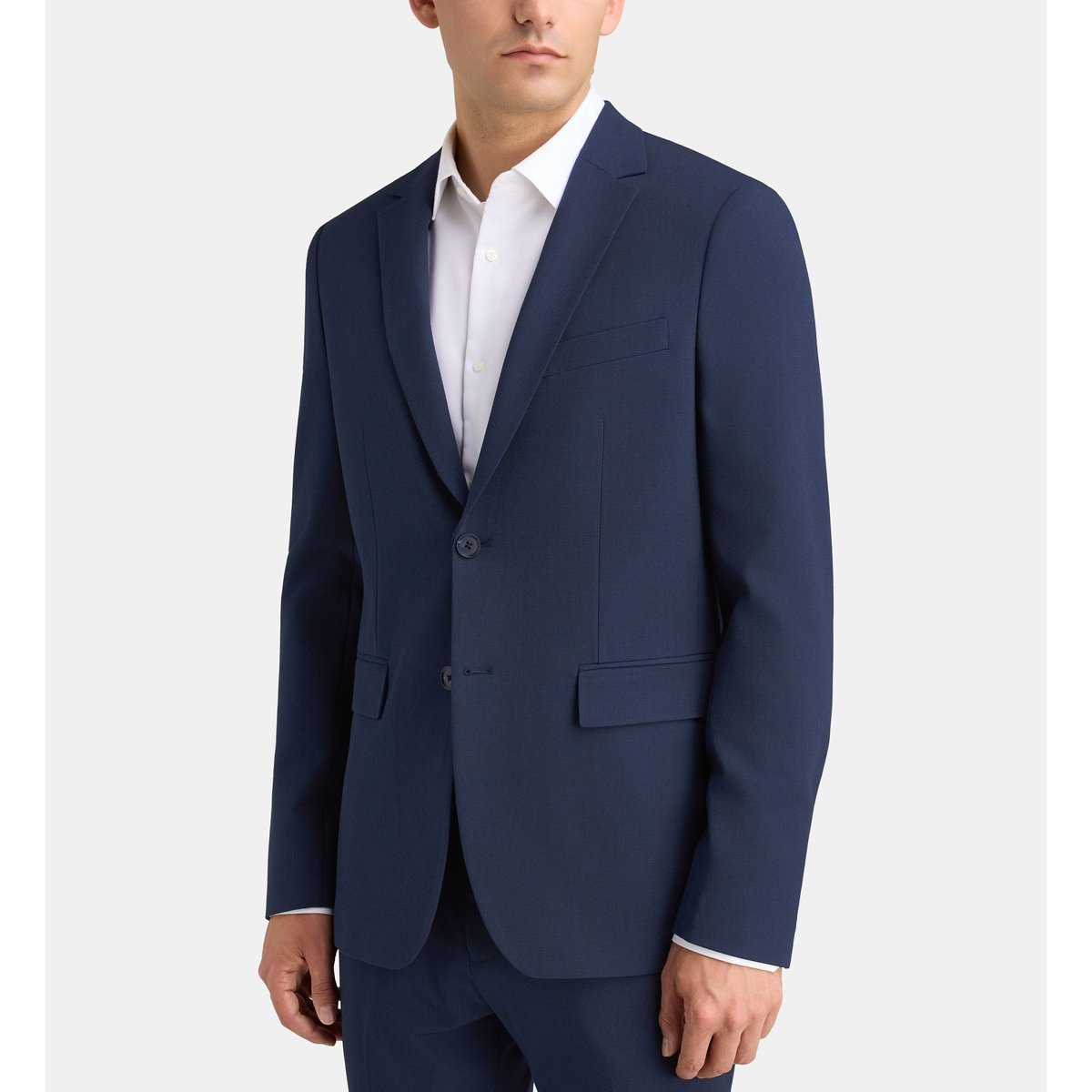 Veste de costume ajustée brescia armure bleu marine, COMPTOIR GL
