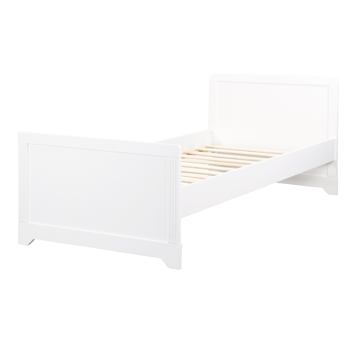 Lit enfant Bois massif  MONA blanc, AKITEN RETAIL