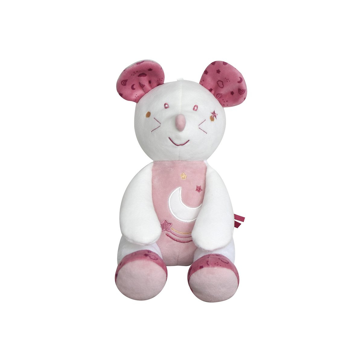 Doudou magidoux phosphorescent souris palmire violet, SUCRE D'ORGE