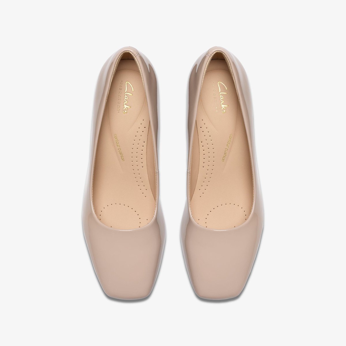 Escarpins Cuir FERNIE COURT beige sable, CLARKS
