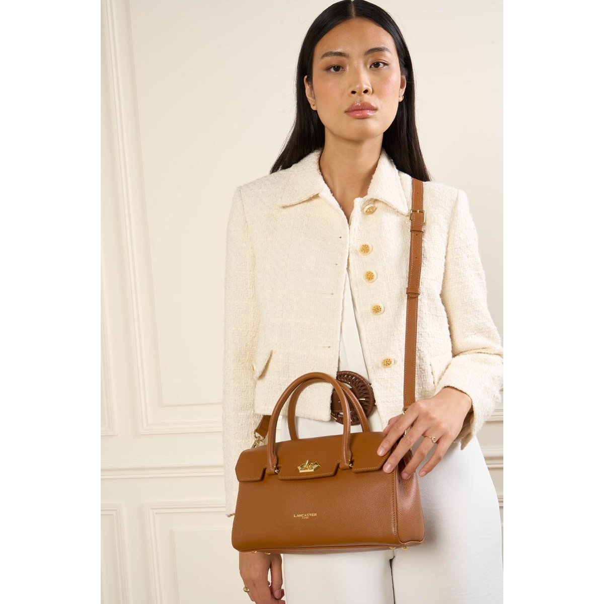 Sac à main MILANO COSMOS camel, LANCASTER