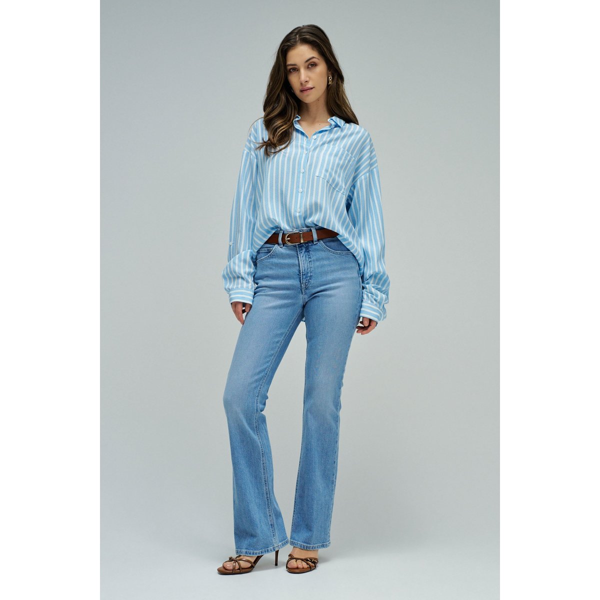 JEAN FAITH PUSH IN BOOTCUT bleu, SALSA JEANS