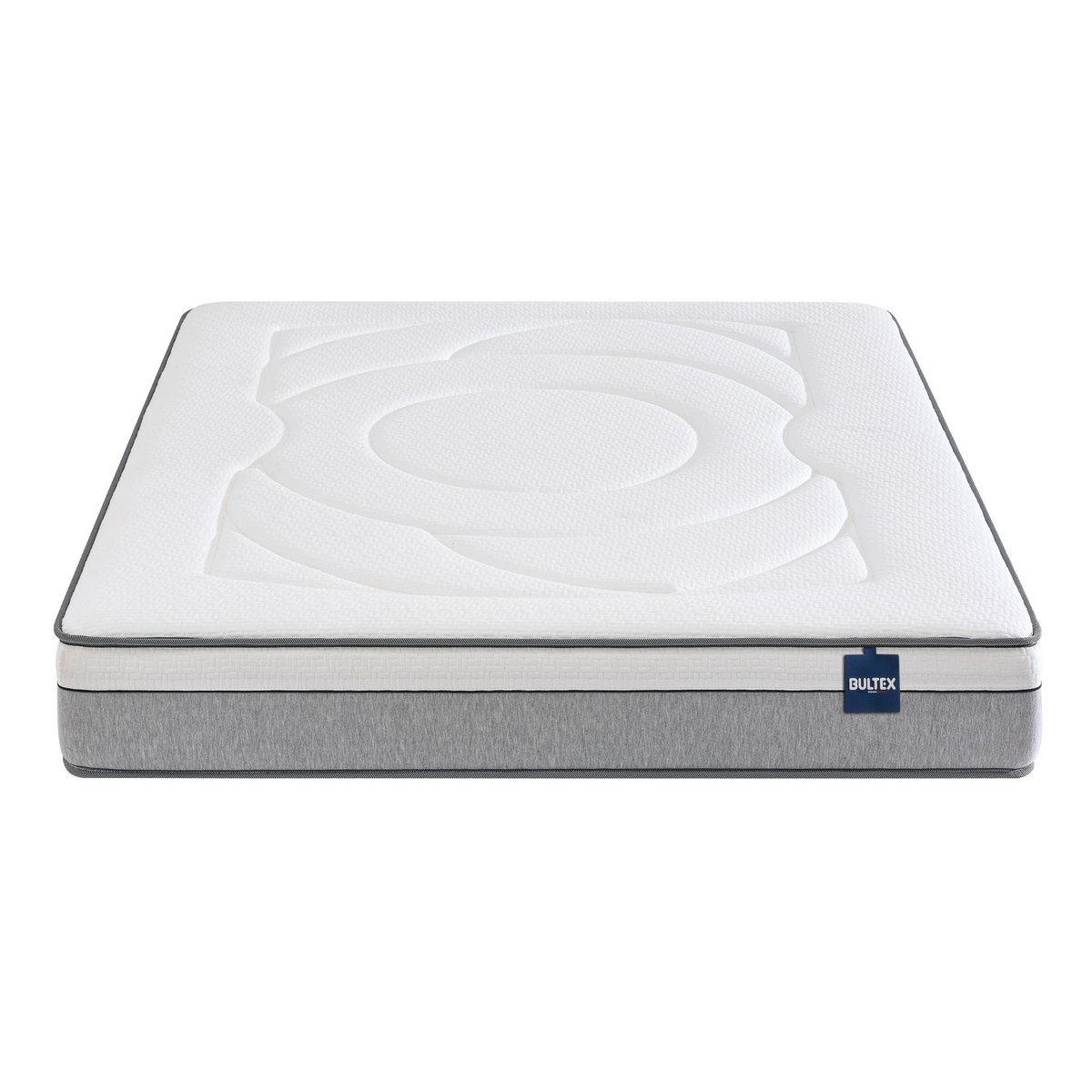 Ensemble matelas hybride ferme Restore + 2 oreillers Memo 3-en-1 offerts - Restore couleur unique, BULTEX