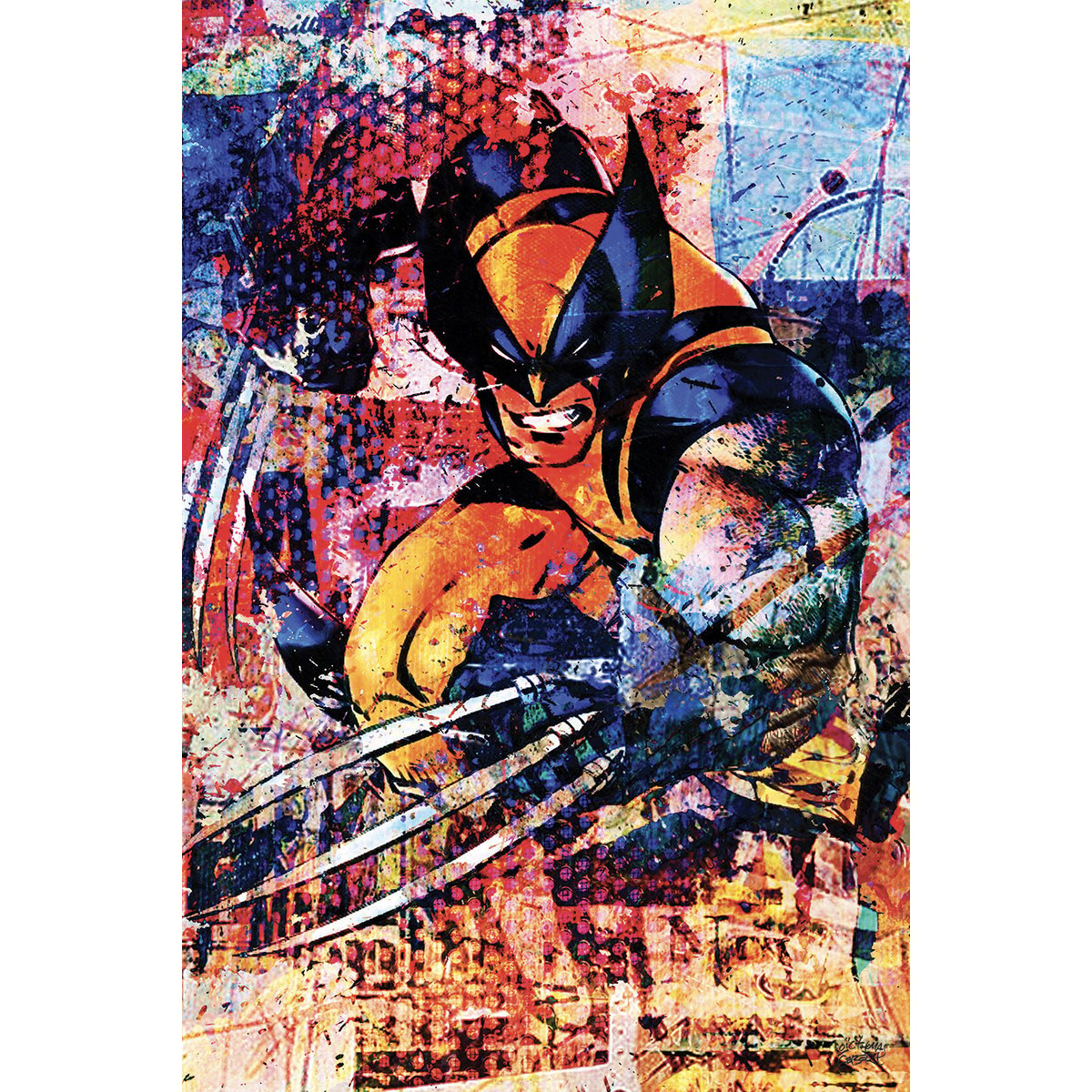 Tableau wolverine street tableau alu dibond, HEXOA