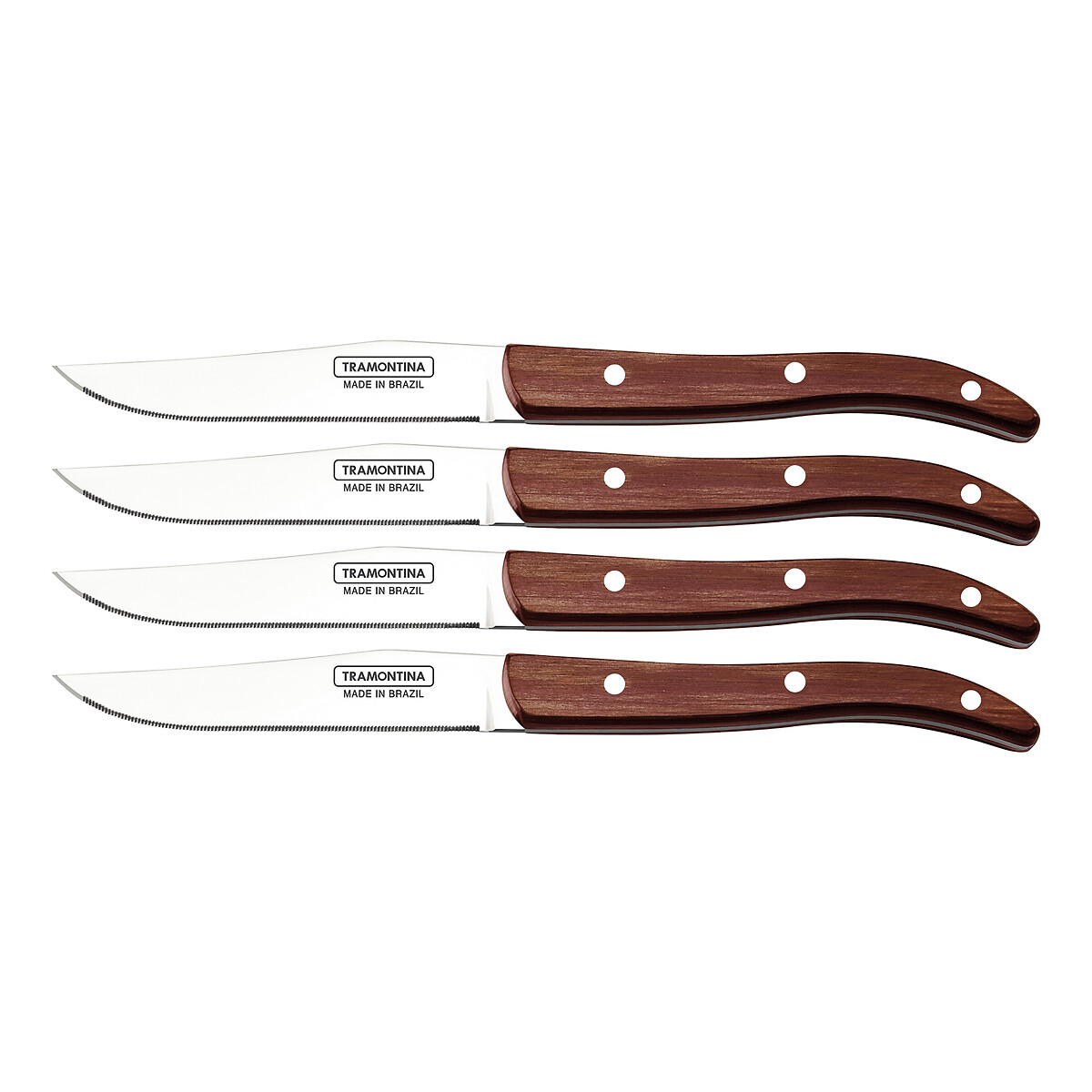 Conjunto de facas Paisano (4 peças), Tramontina inox, TRAMONTINA