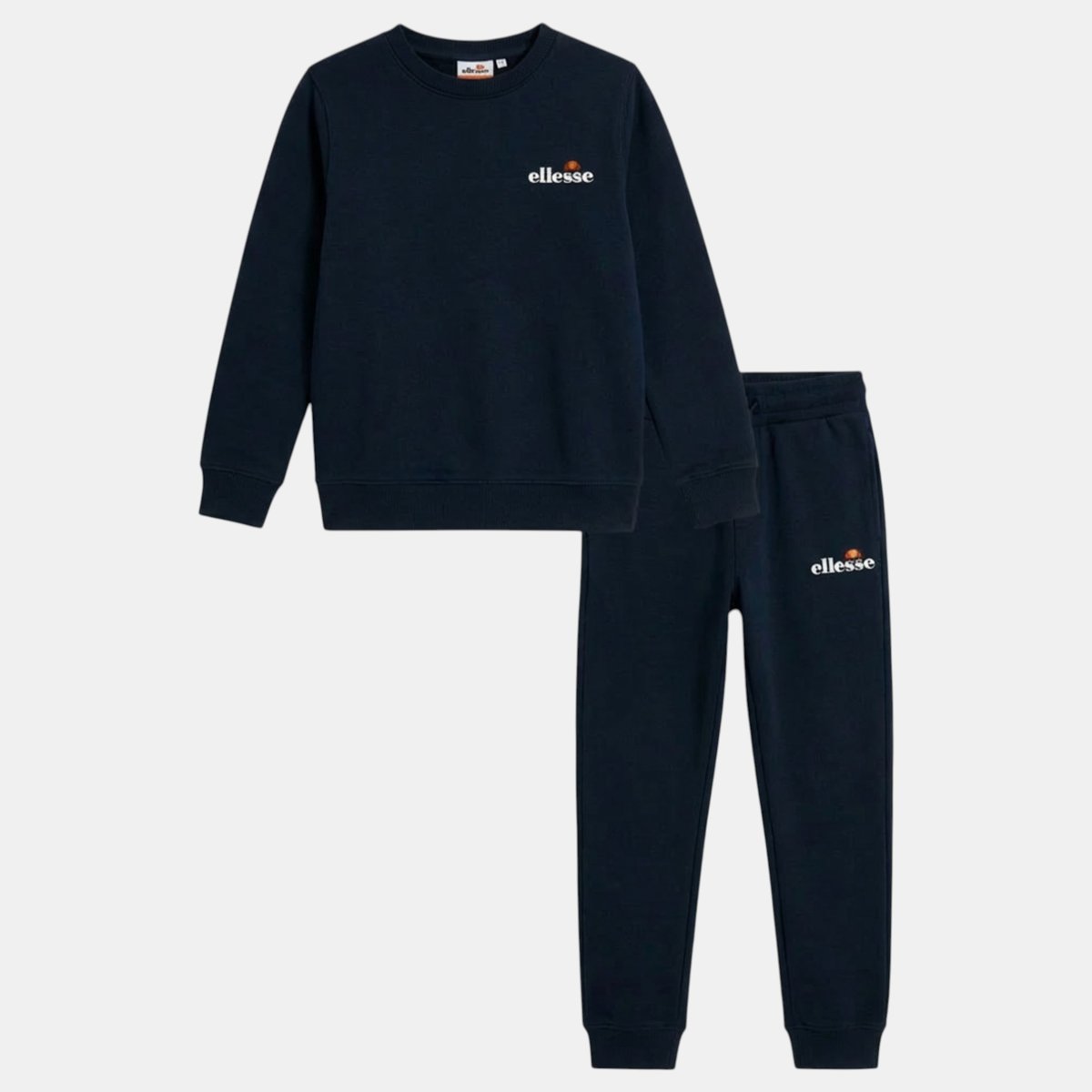 Ensemble sweat col zippé et pantalon de jogging TRAINING bleu marine, ELLESSE
