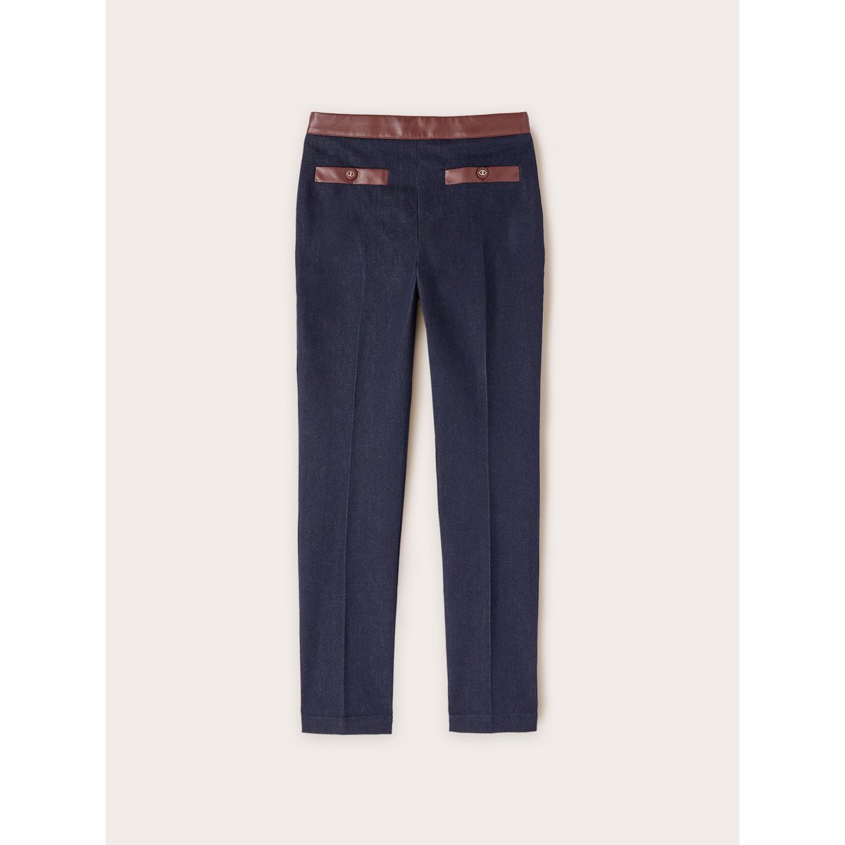 Jean skinny avec insertions bleu, MOTIVI