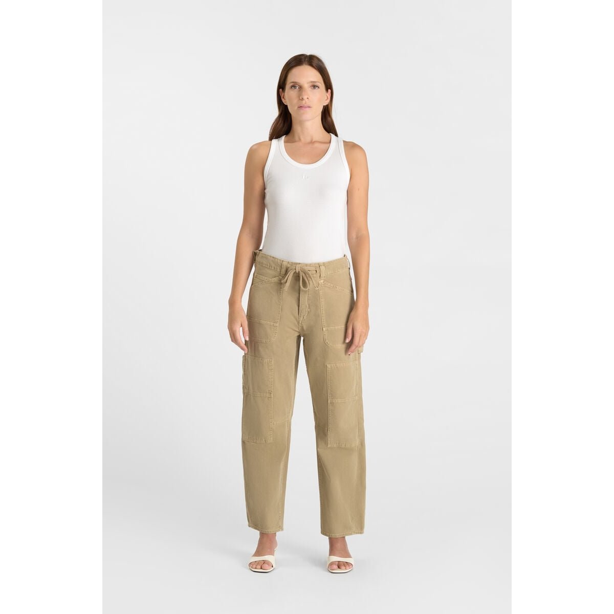 Pantalon loose, large en jeans MADIE croissant, LE TEMPS DES CERISES