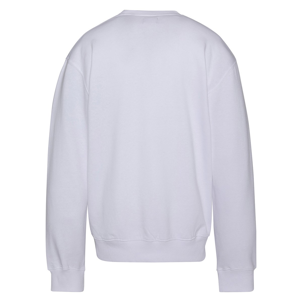 Sweatshirt imprimé col rond blanc, SCHOTT