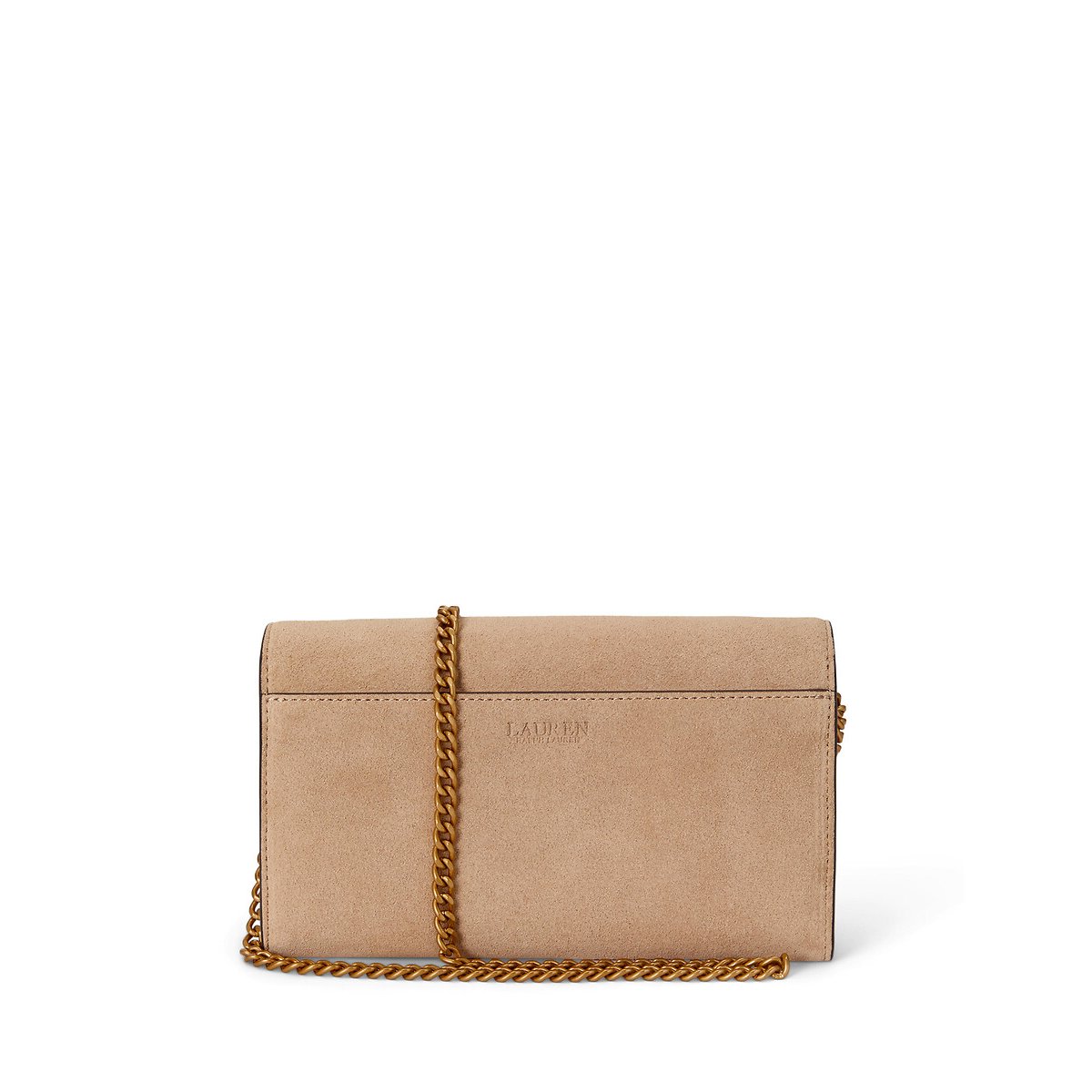 Pochette en cuir suède, ADAIR camel, LAUREN RALPH LAUREN