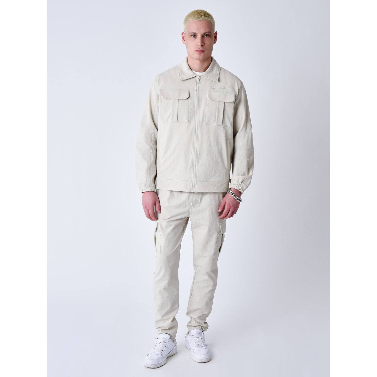 Cargo workwear avec passants greige, PROJECT X