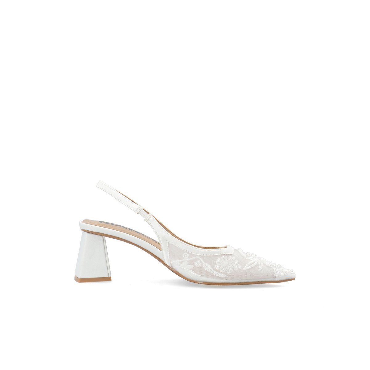 Chaussures À Bride Arrière offwhite, BIANCO