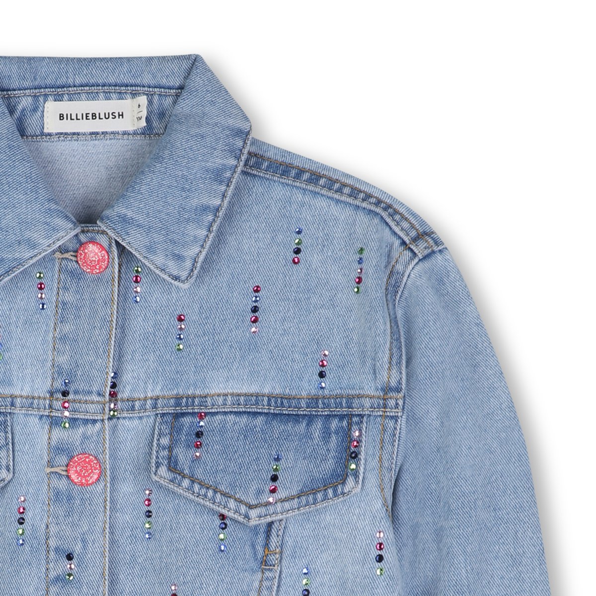Veste en jean double stone+bleach, BILLIEBLUSH