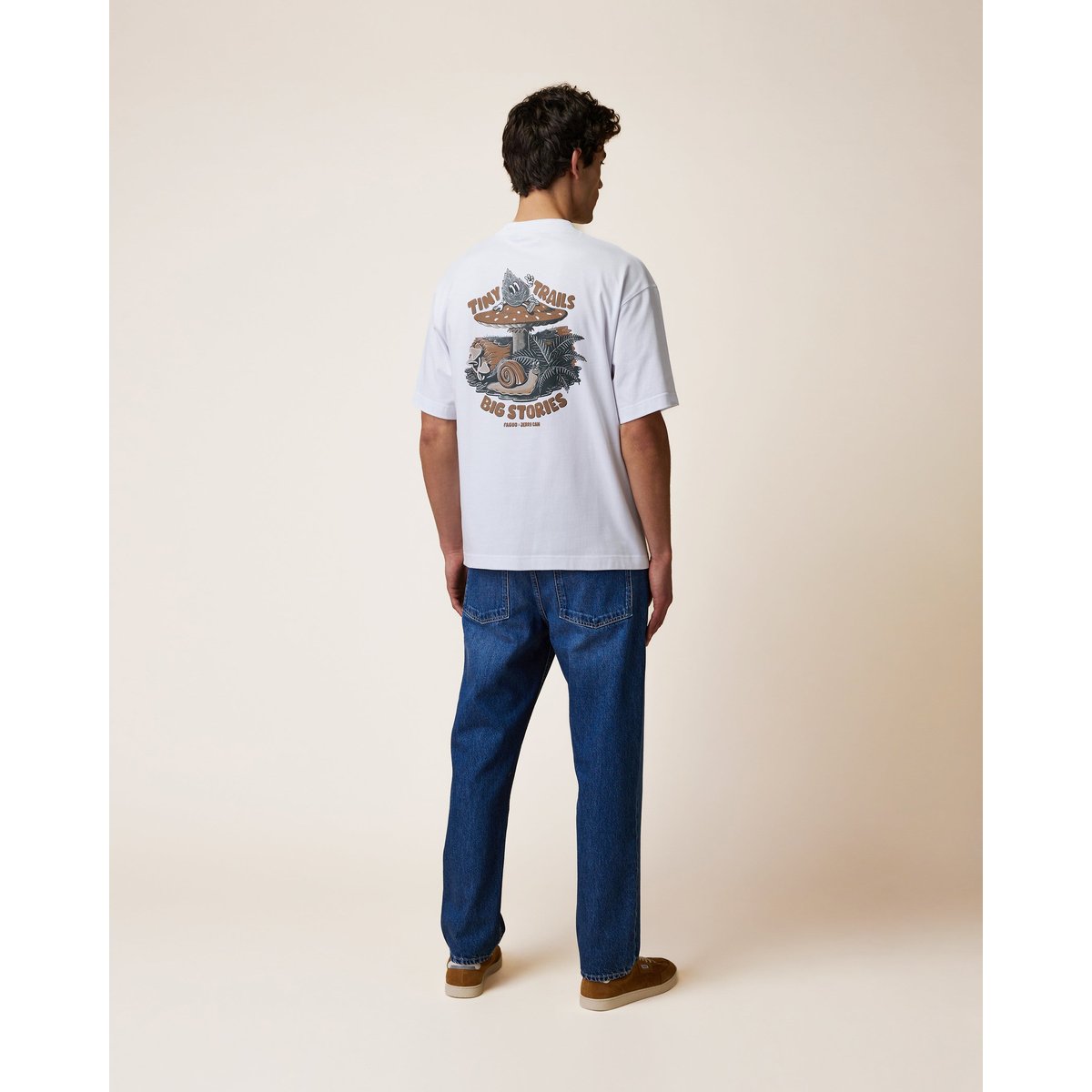 T-shirt en maille blanc, FAGUO