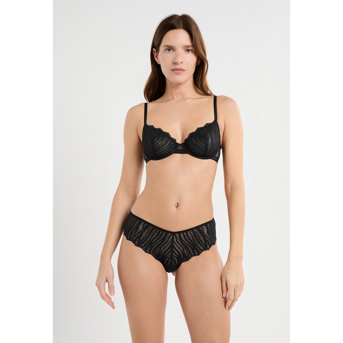 Soutien-gorge classique en dentelle ONYX noir, ETAM