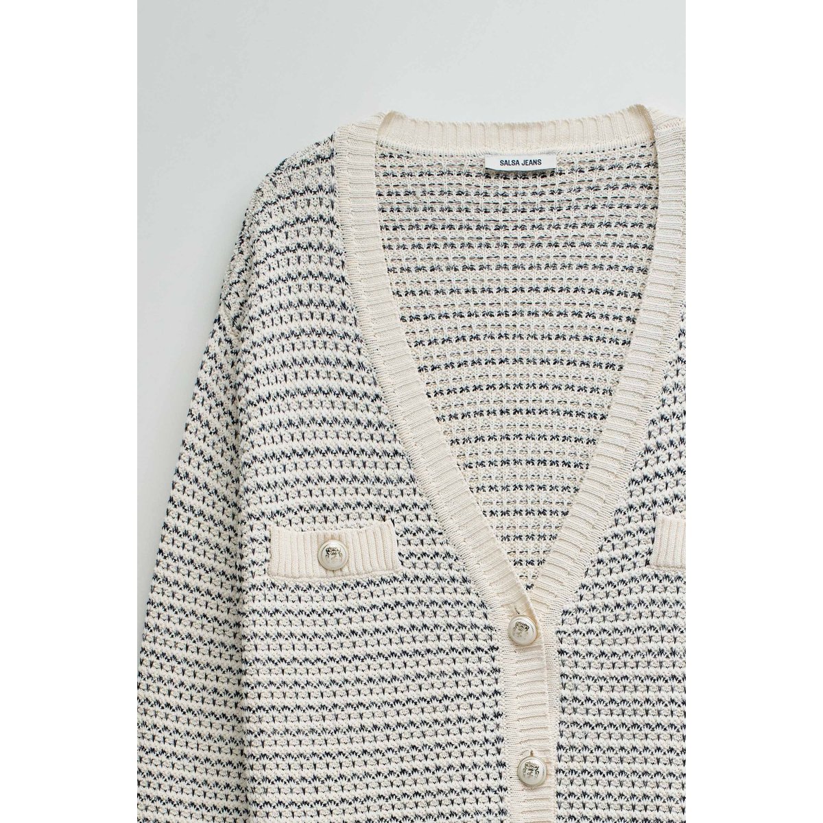 CARDIGAN TRICOTÉ beige, SALSA JEANS