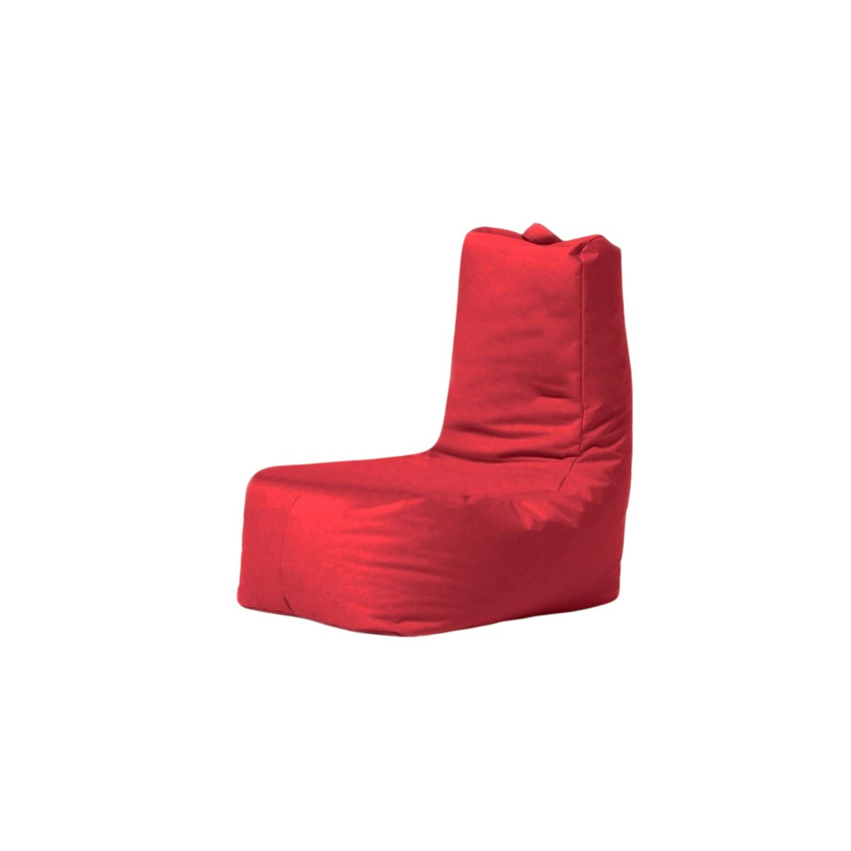 Fauteuil pouf d'extérieur imperméable ARTA rouge, PIER IMPORT