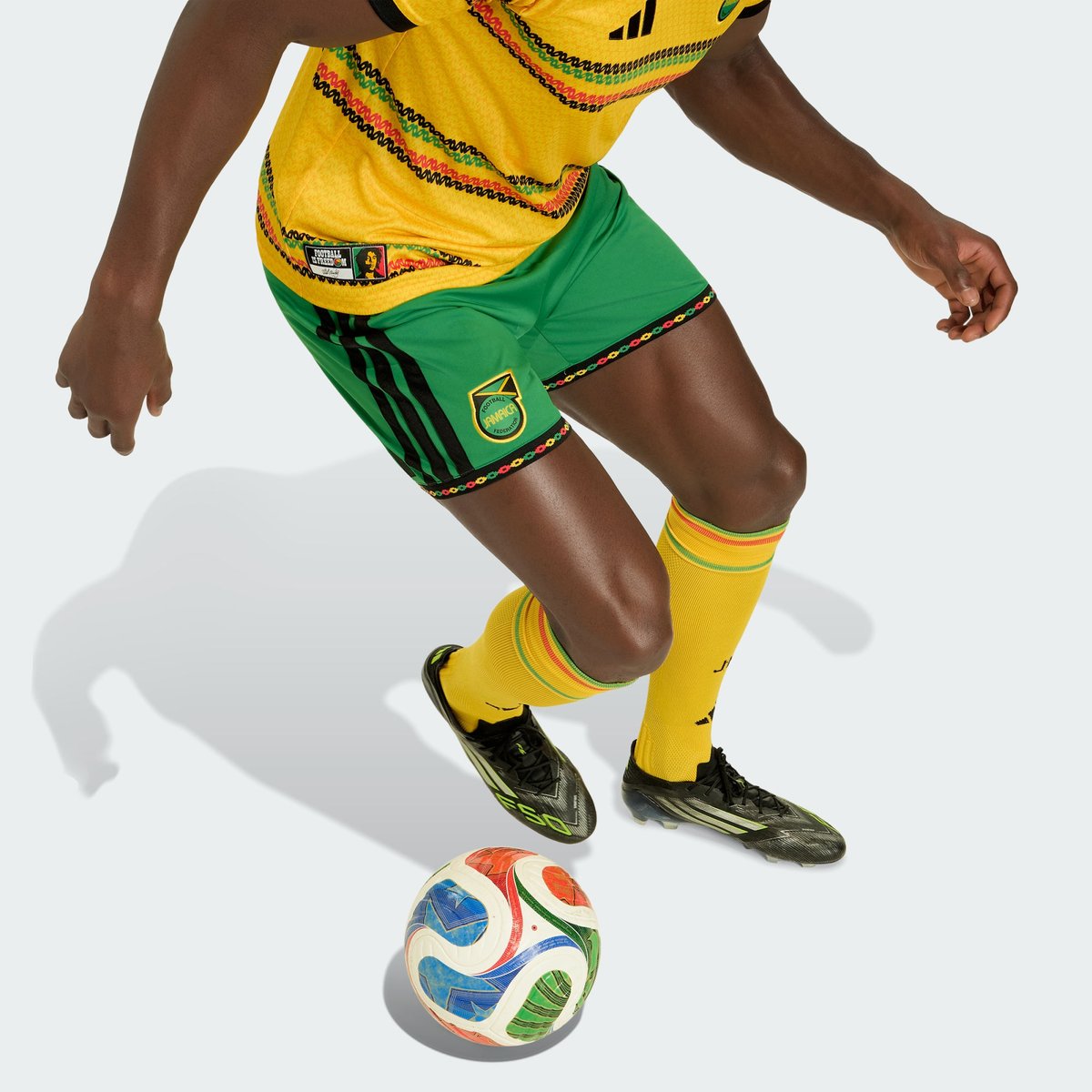 Short Domicile Jamaïque 26 X Bob Marley Short Domicile Jamaïque 26 X Bob Marley vivid green, adidas Performance