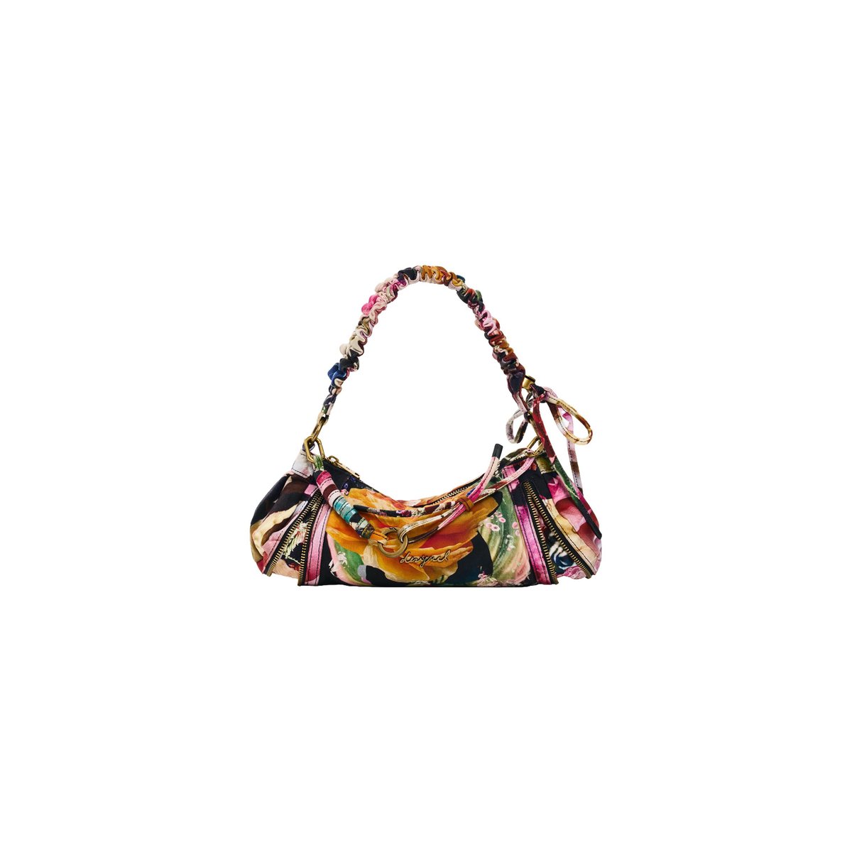 petit sac imprimé M. C. Lacroix noir, DESIGUAL