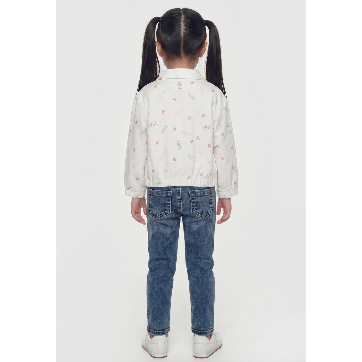 Veste Brodée blanc multicolore, GUESS KIDS