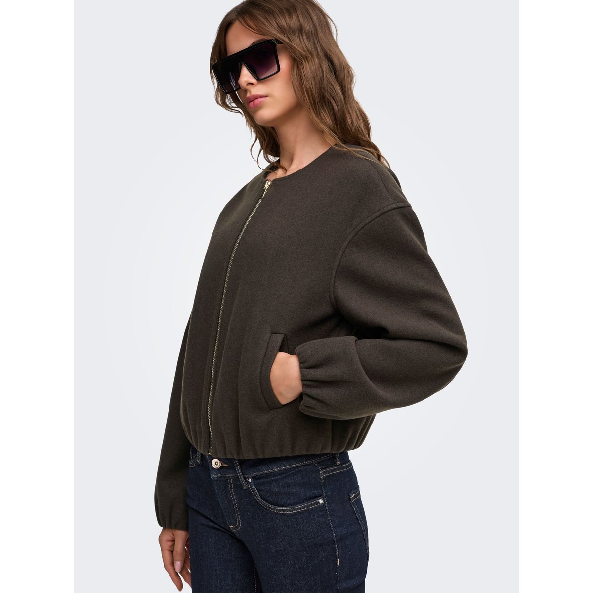 Veste Bomber chocolate torte, ONLY