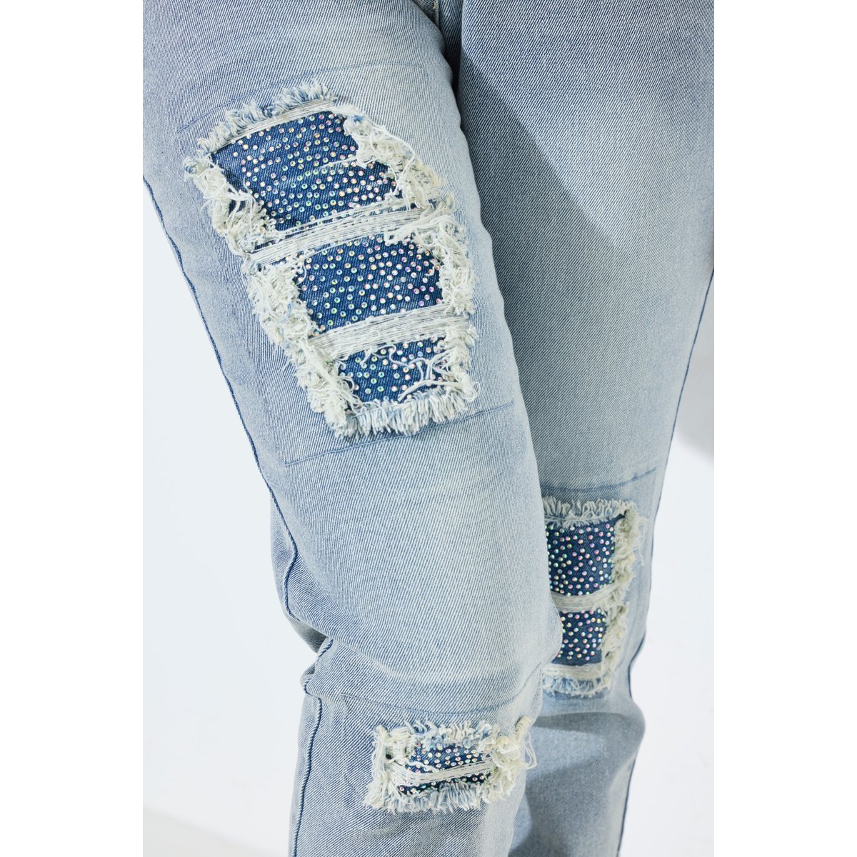 Jean Sammy, jambe large bleu clair, ULLA POPKEN