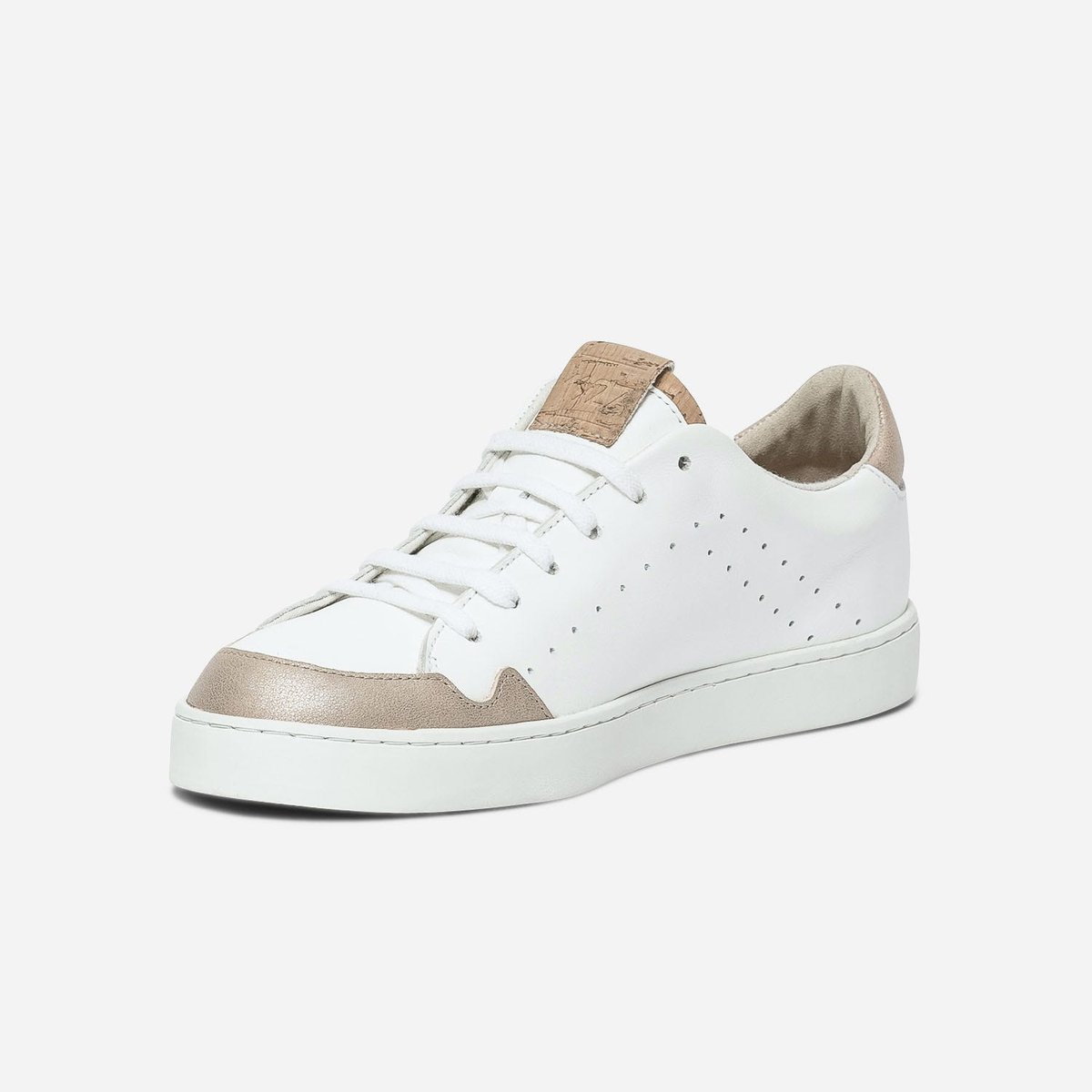 Basket en cuir MARIE blanc, ERAM