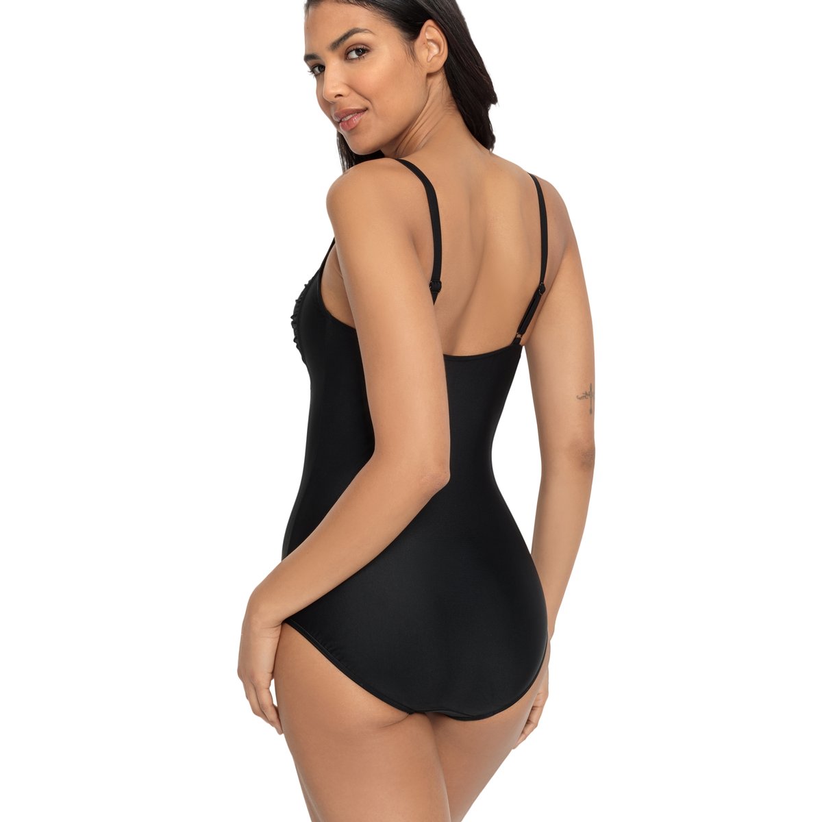 Maillot de bain amincissant 1 pièce TK-5 noir B à E noir, LASCANA