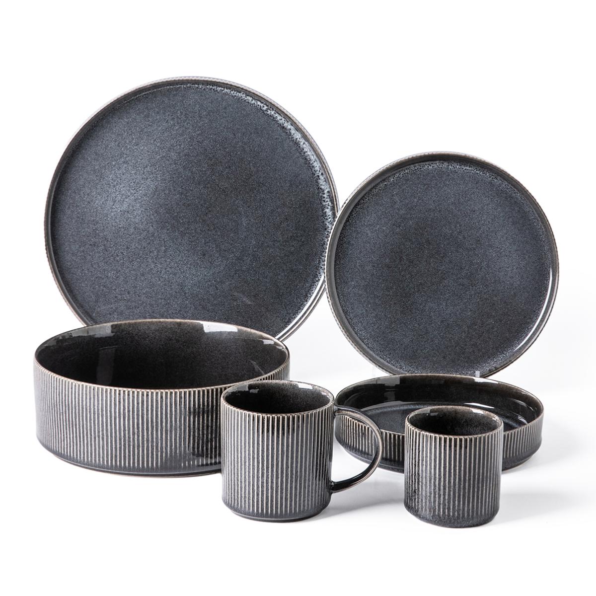 Lot de 2 mugs - "Charbon" lot de 2 mugs noir - charbon | laguiole cuisson, LAGUIOLE CUISSON