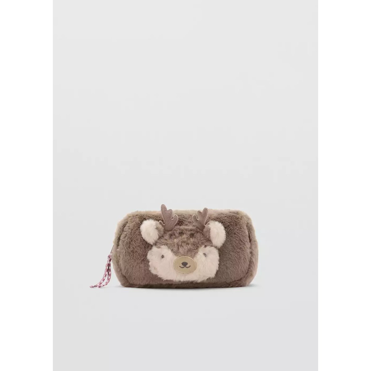 Trousse en poil de cerf marron moyen, MANGO BABY
