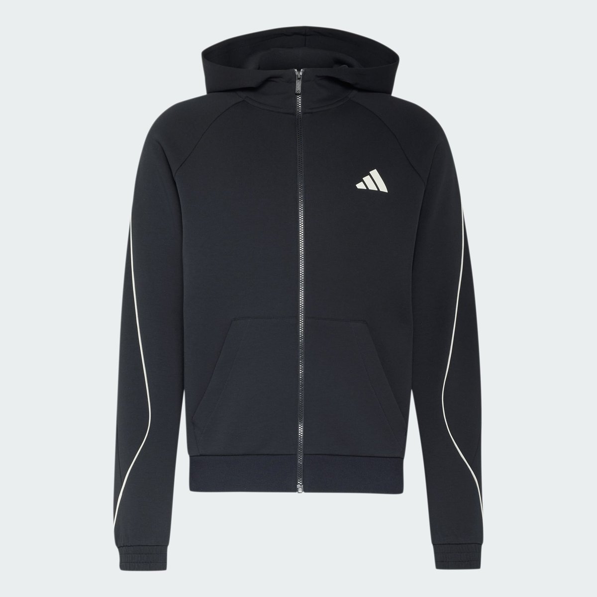 Veste À Capuche Zip Intégral Petit Logo Stadium Veste À Capuche Zip Intégral Petit Logo Stadium black, ADIDAS SPORTSWEAR