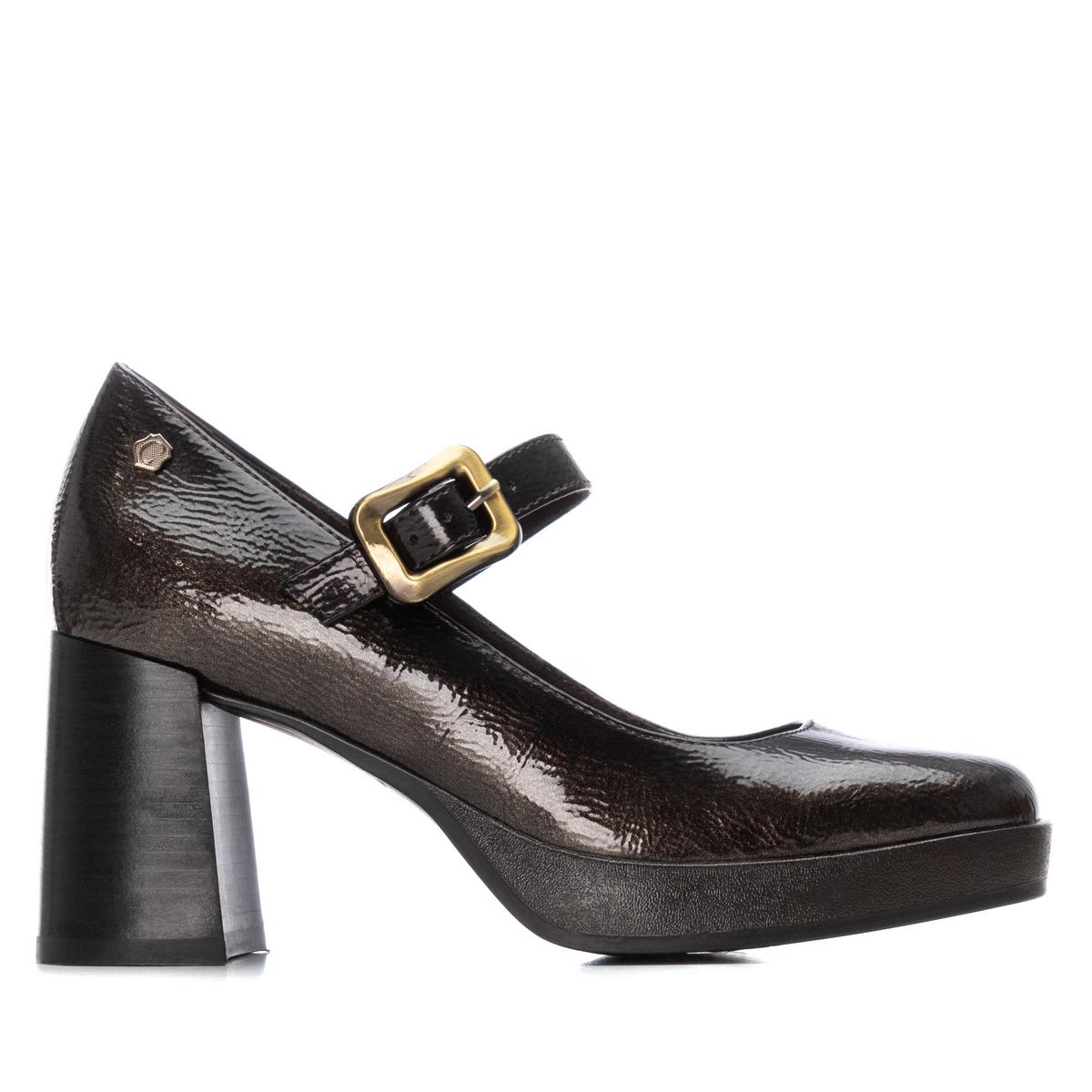 Chaussure Talon Entreprise Boucle gris, CARMELA