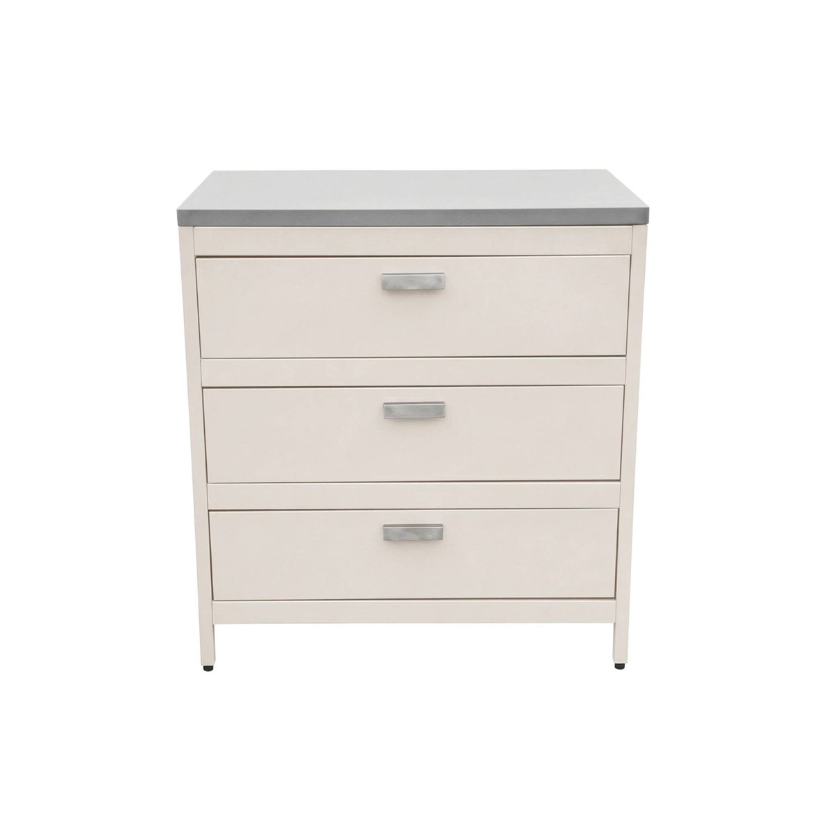 Module de cuisine extérieure acier 3 tiroirs L80cm NAXOS noir, SWEEEK