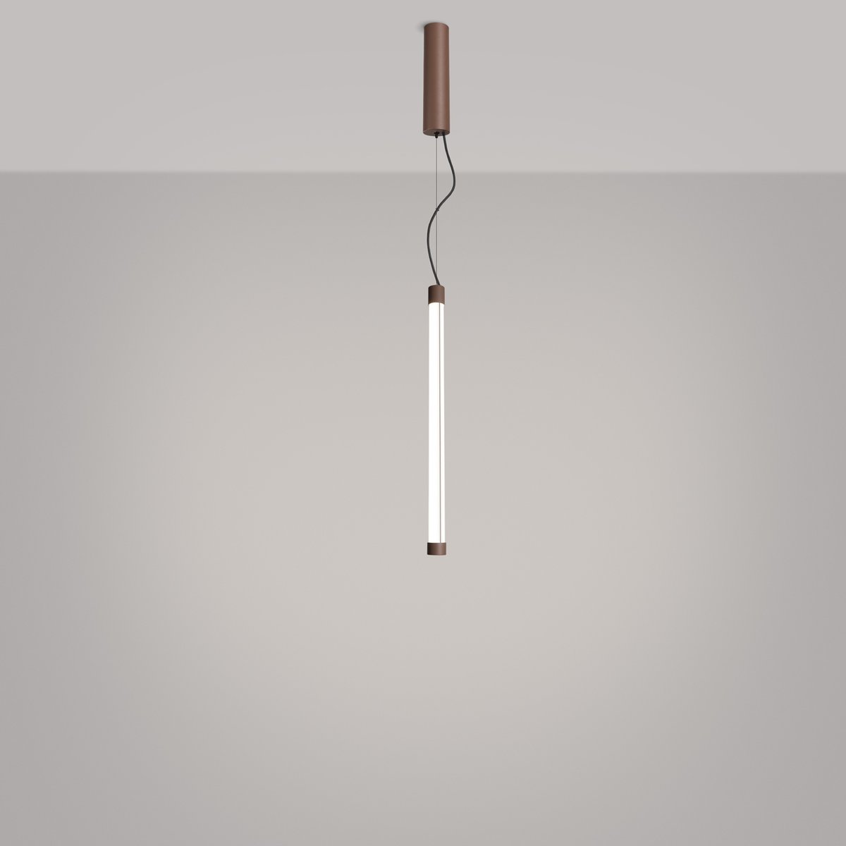 Suspension Acier Marron LED 1 Trang marron, EDEN