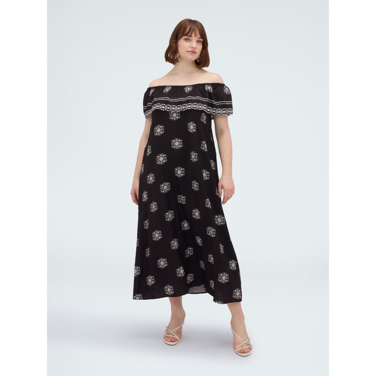 Robe Chill épaules dénudées noir, FIORELLA RUBINO
