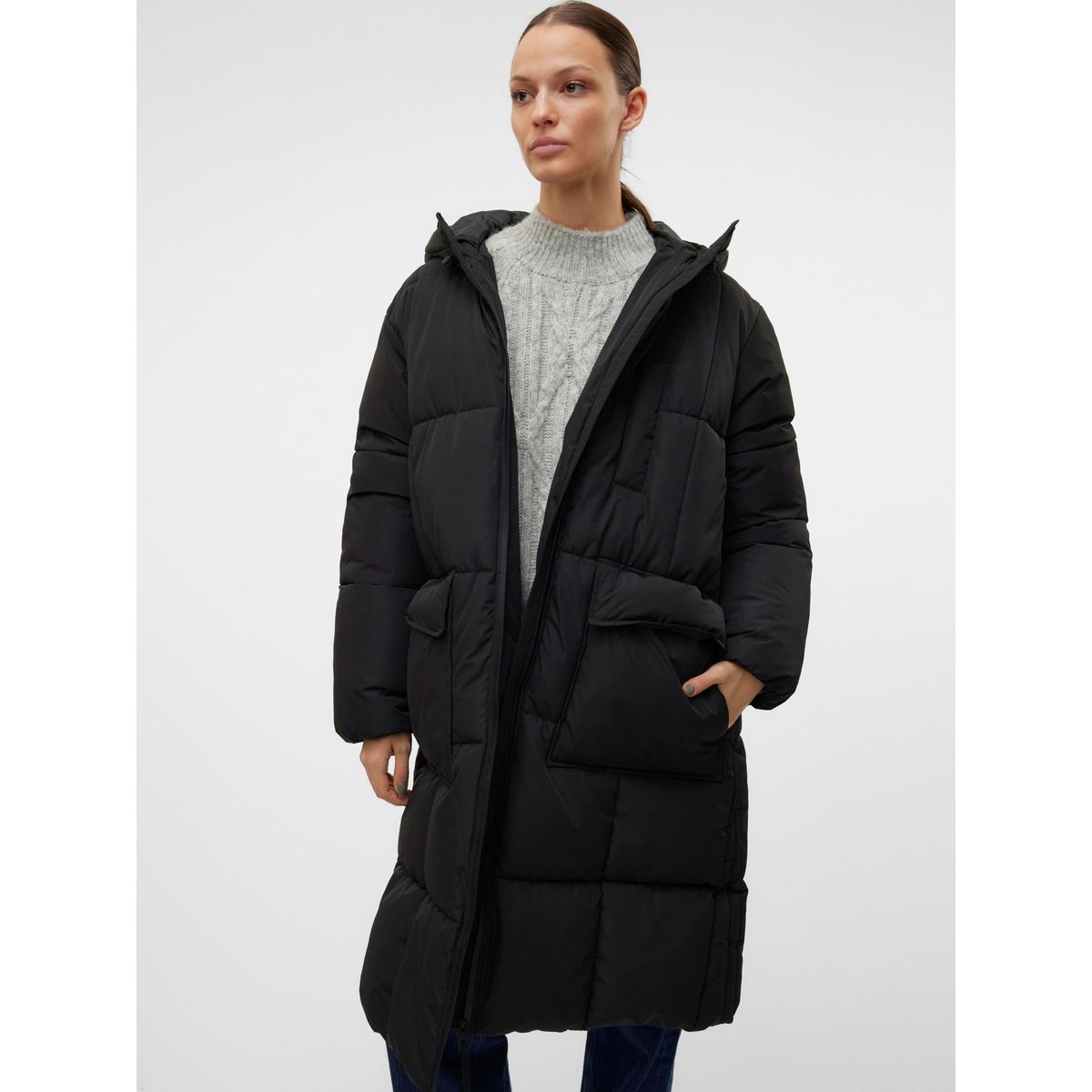 Manteau noire - black, VERO MODA