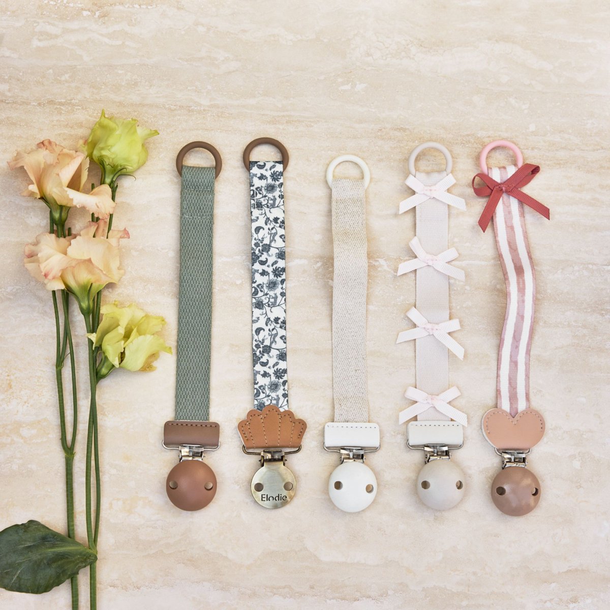 Attache sucette vert, ELODIE DETAILS