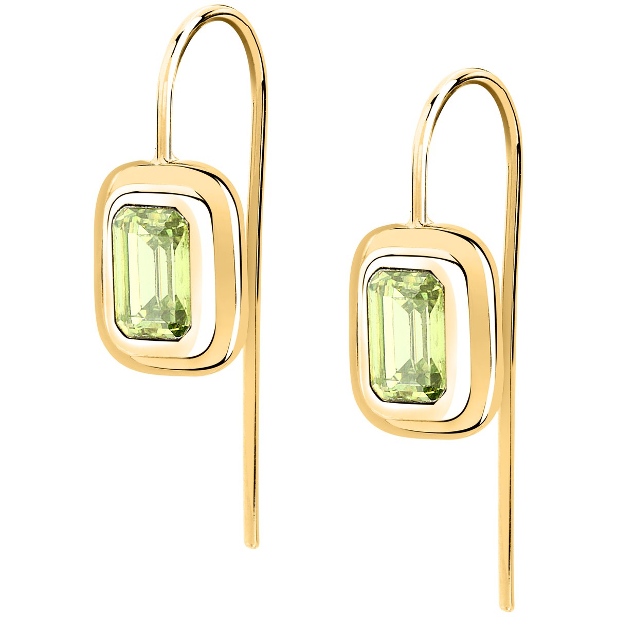Boucles d'oreille T-DESIGN or jaune, TRUSSARDI
