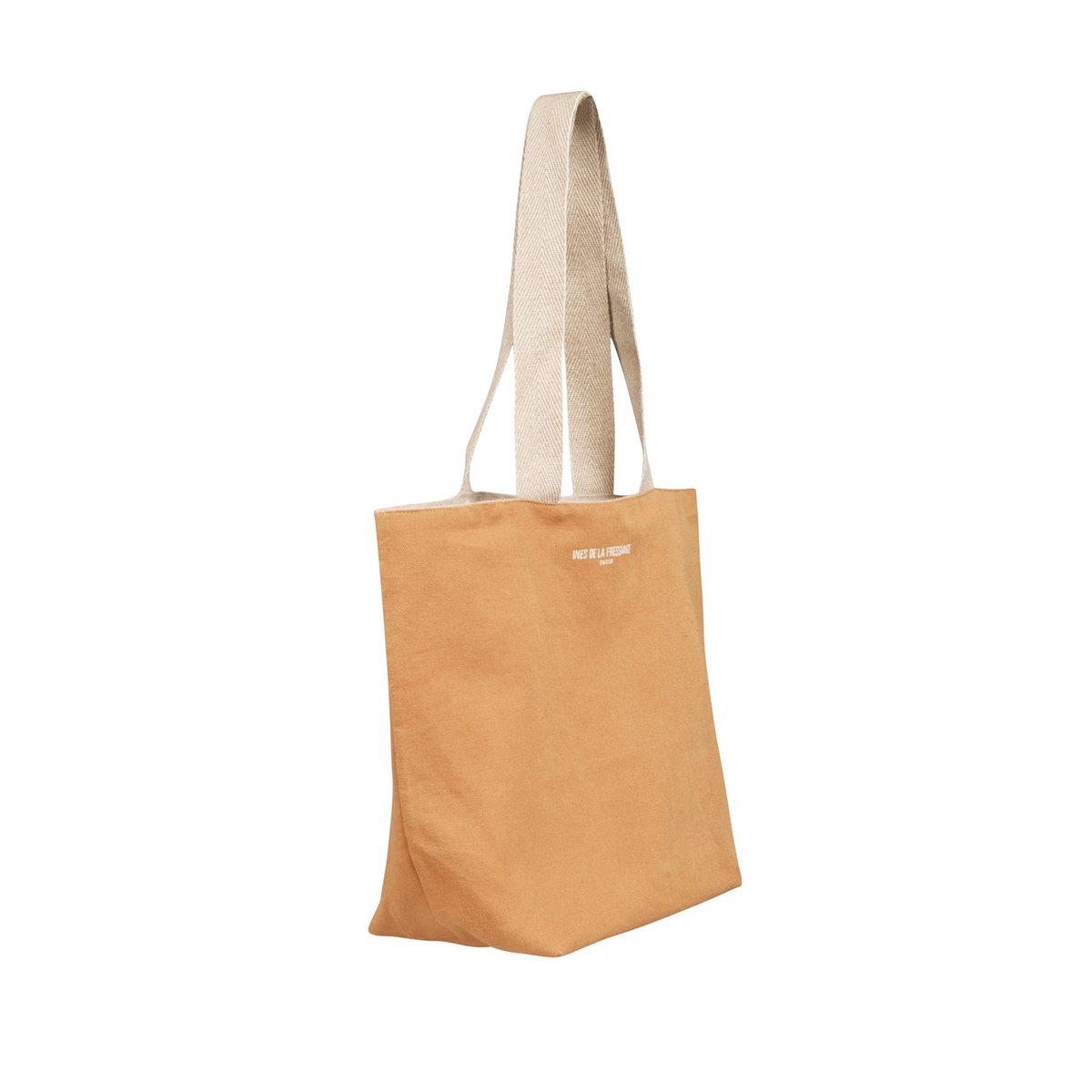 Tote bag lila camel, INES DE LA FRESSANGE PARIS
