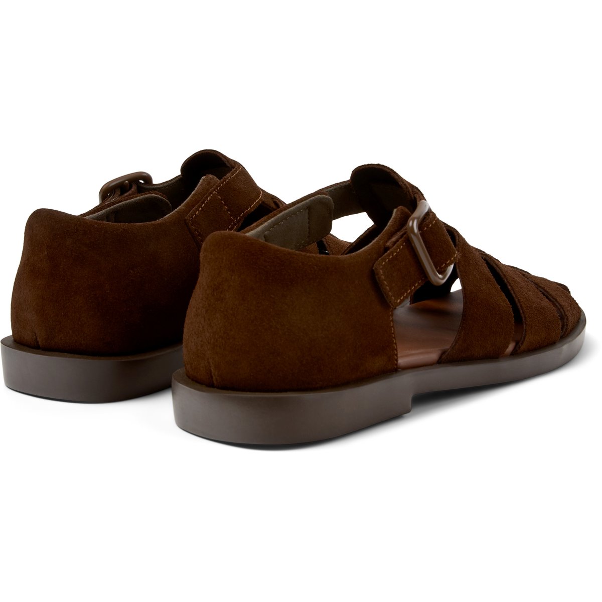 Sandales Cuir DON marron moyen 1, CAMPER