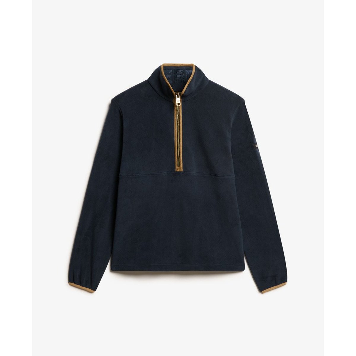 Polaire à demi-fermeture zippée Estate bleu marine éclipse, SUPERDRY