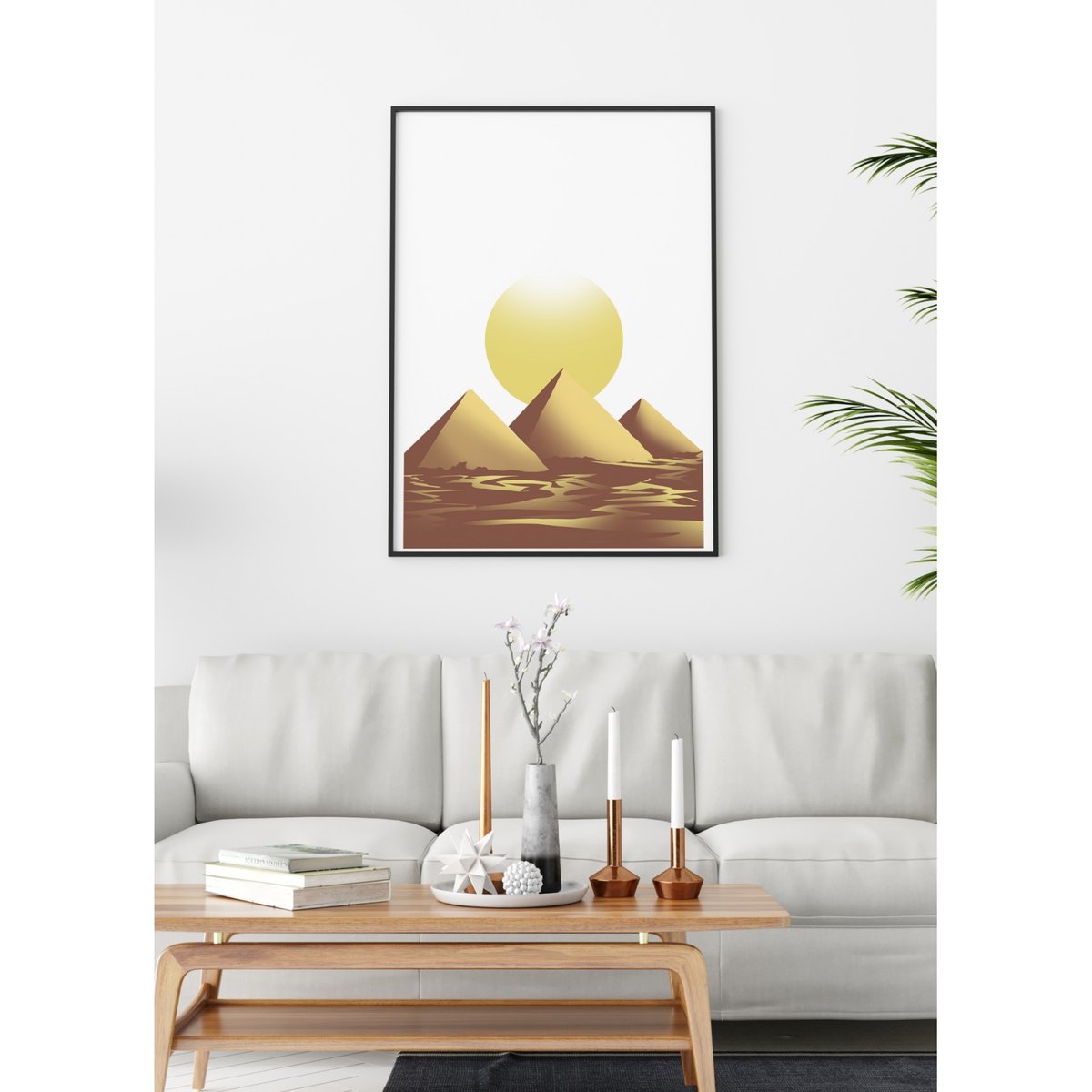 Affiche Pyramide blanc, L'AFFICHERIE